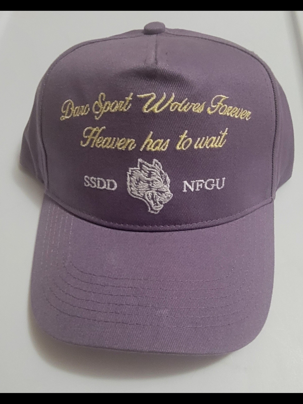 Darc Sport "Heaven Has To Wait" Vintage Plum 5 Panel Hat